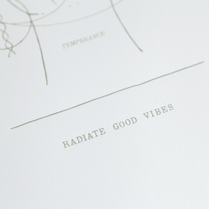 Radiate Good Vibes Print (Grey)